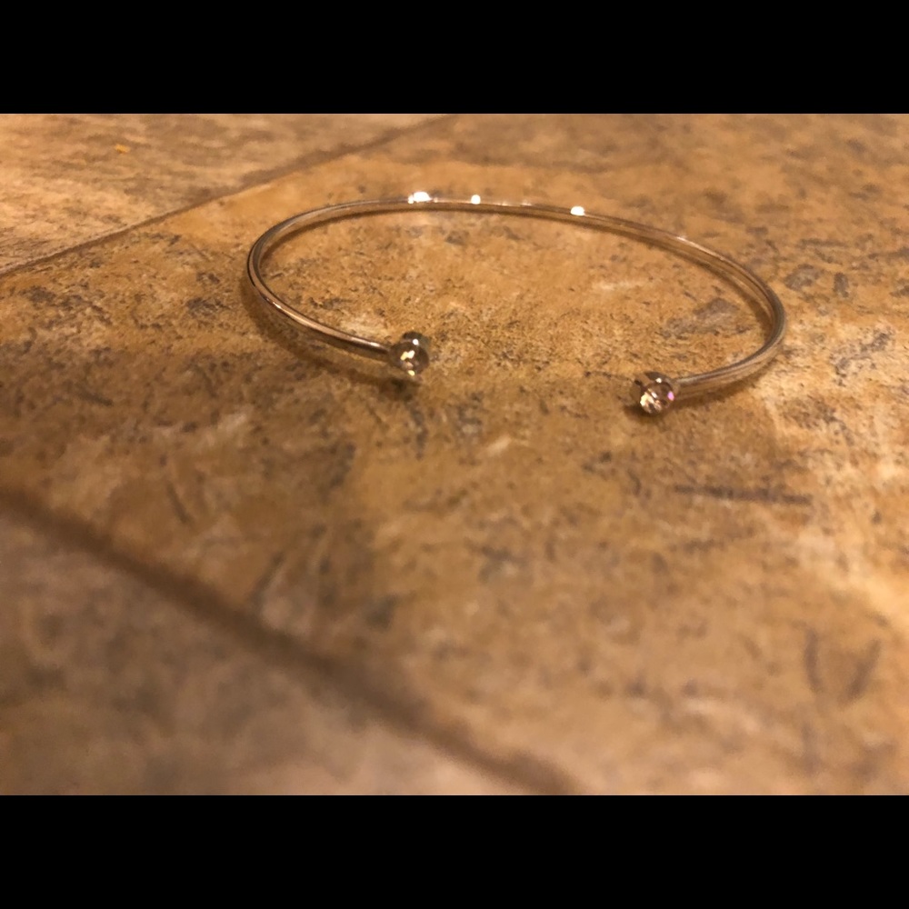 BOGO FREE Silver cuff bracelet bangle NWT - Picture 4 of 5